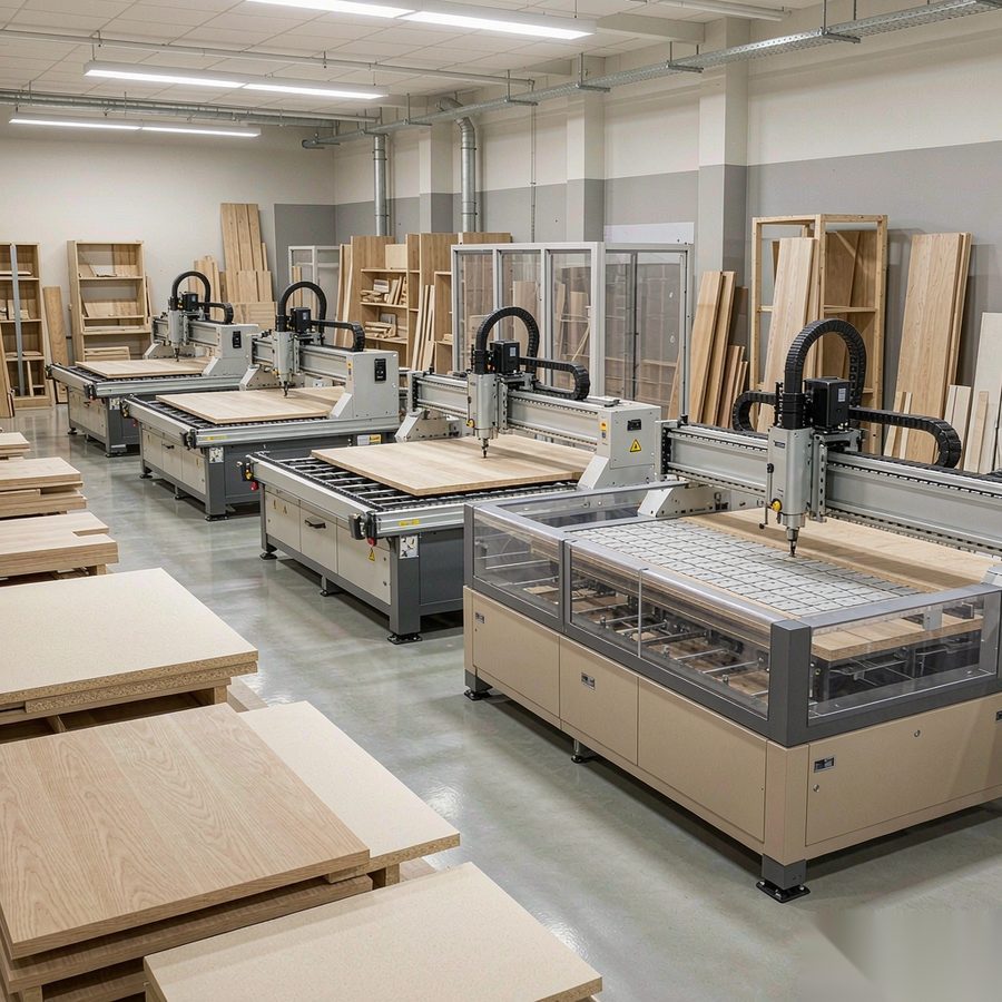 Whole-house custom cabinetry CNC workshop
