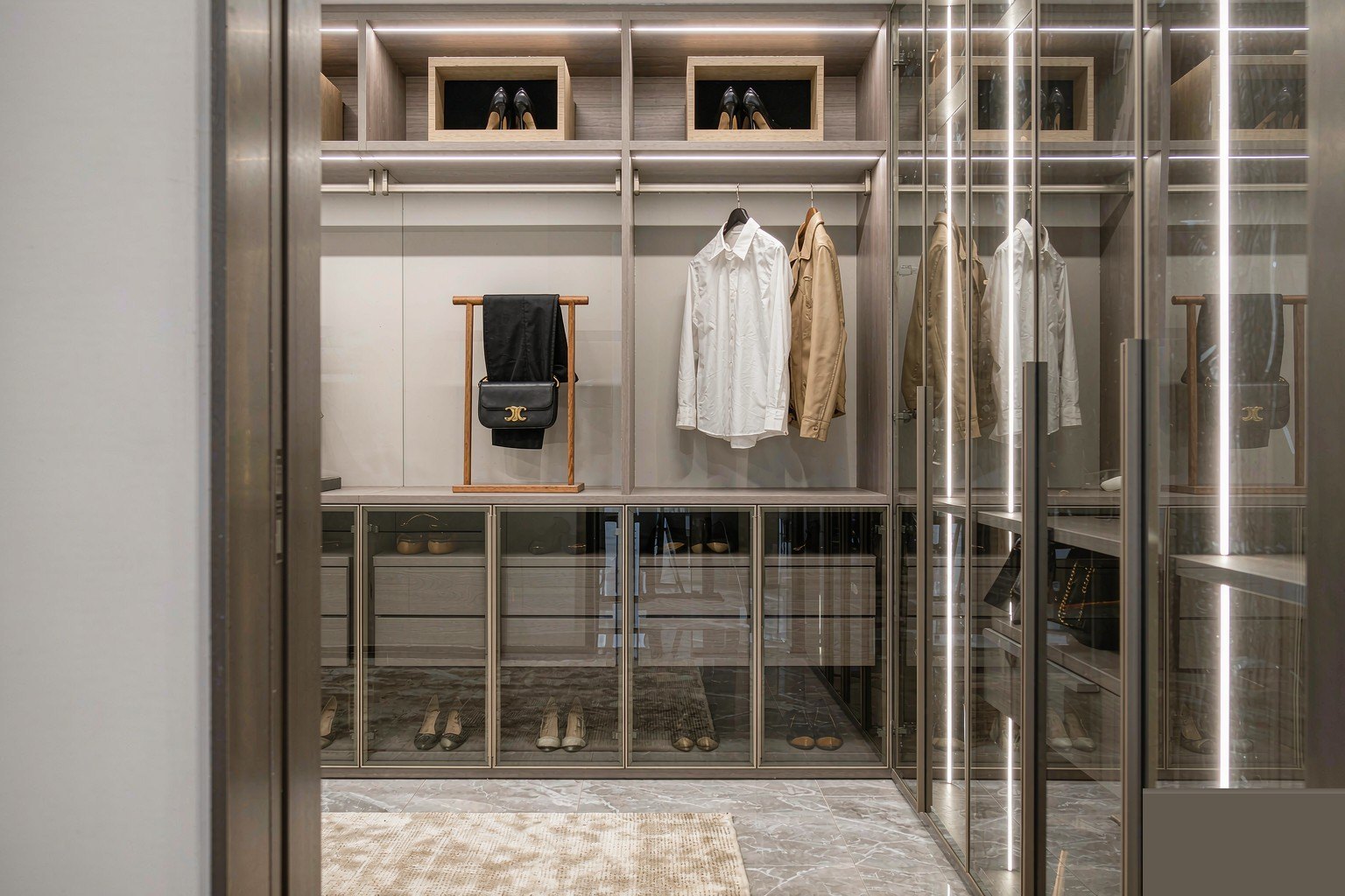 Custom closet and storage system