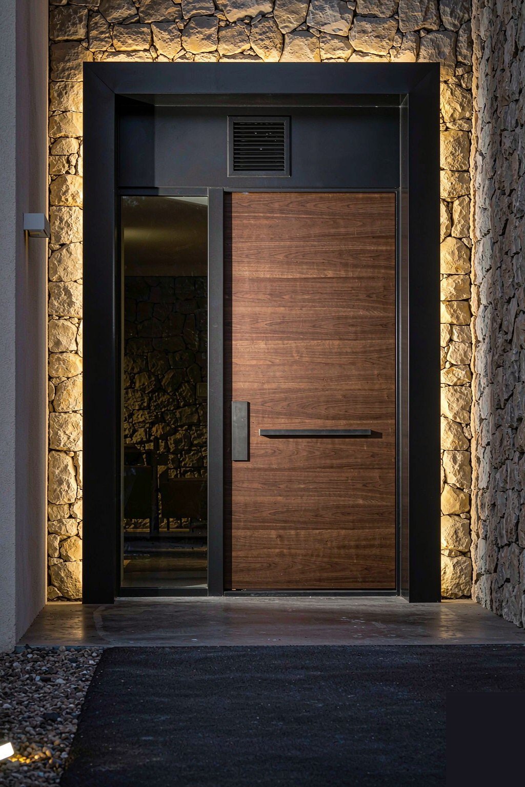 Designer front entry door